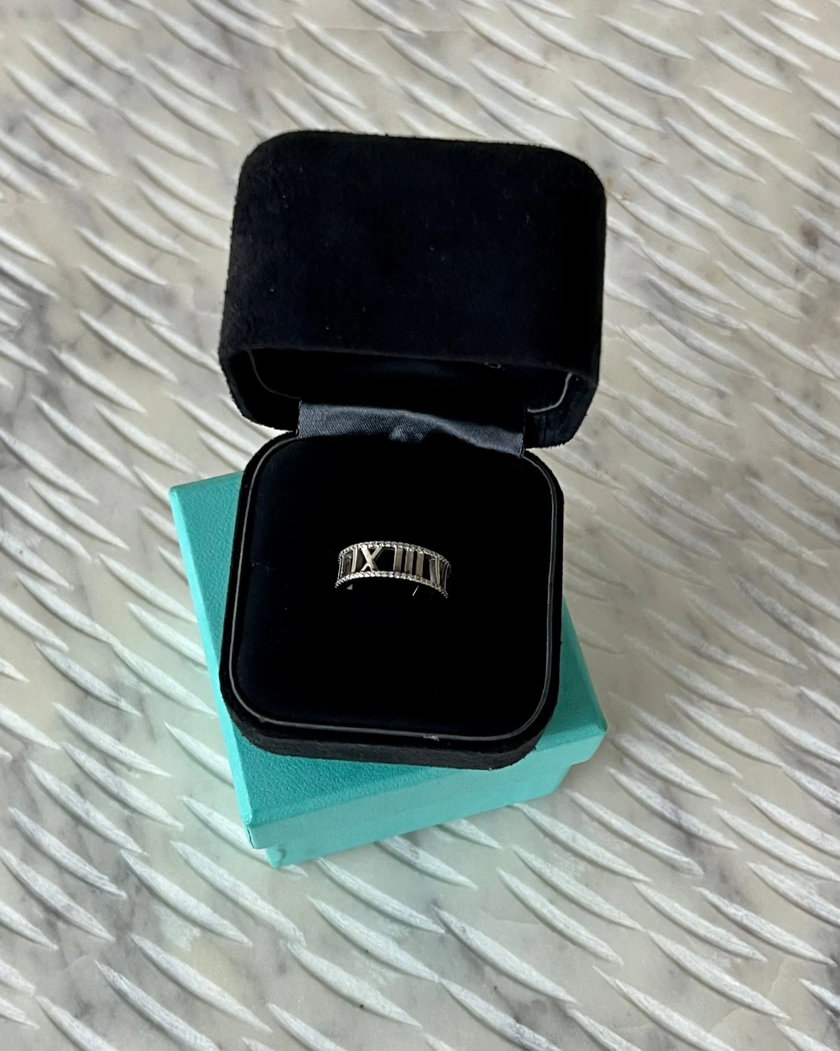 Tiffany & Co. Atlas Diamond Open Band Ring