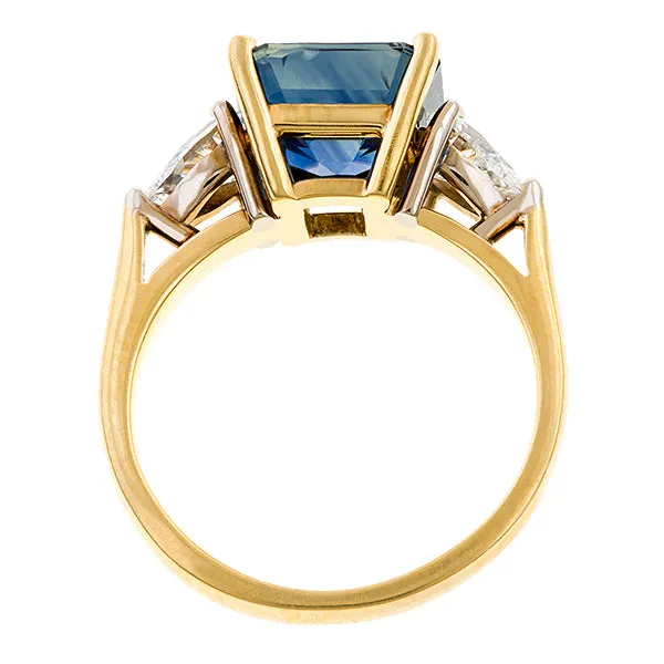 Vintage Tiffany & Co Sapphire & Diamond Ring