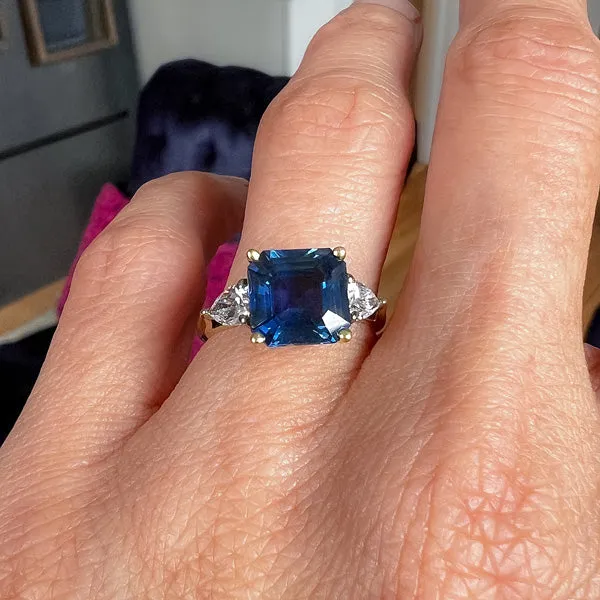 Vintage Tiffany & Co Sapphire & Diamond Ring