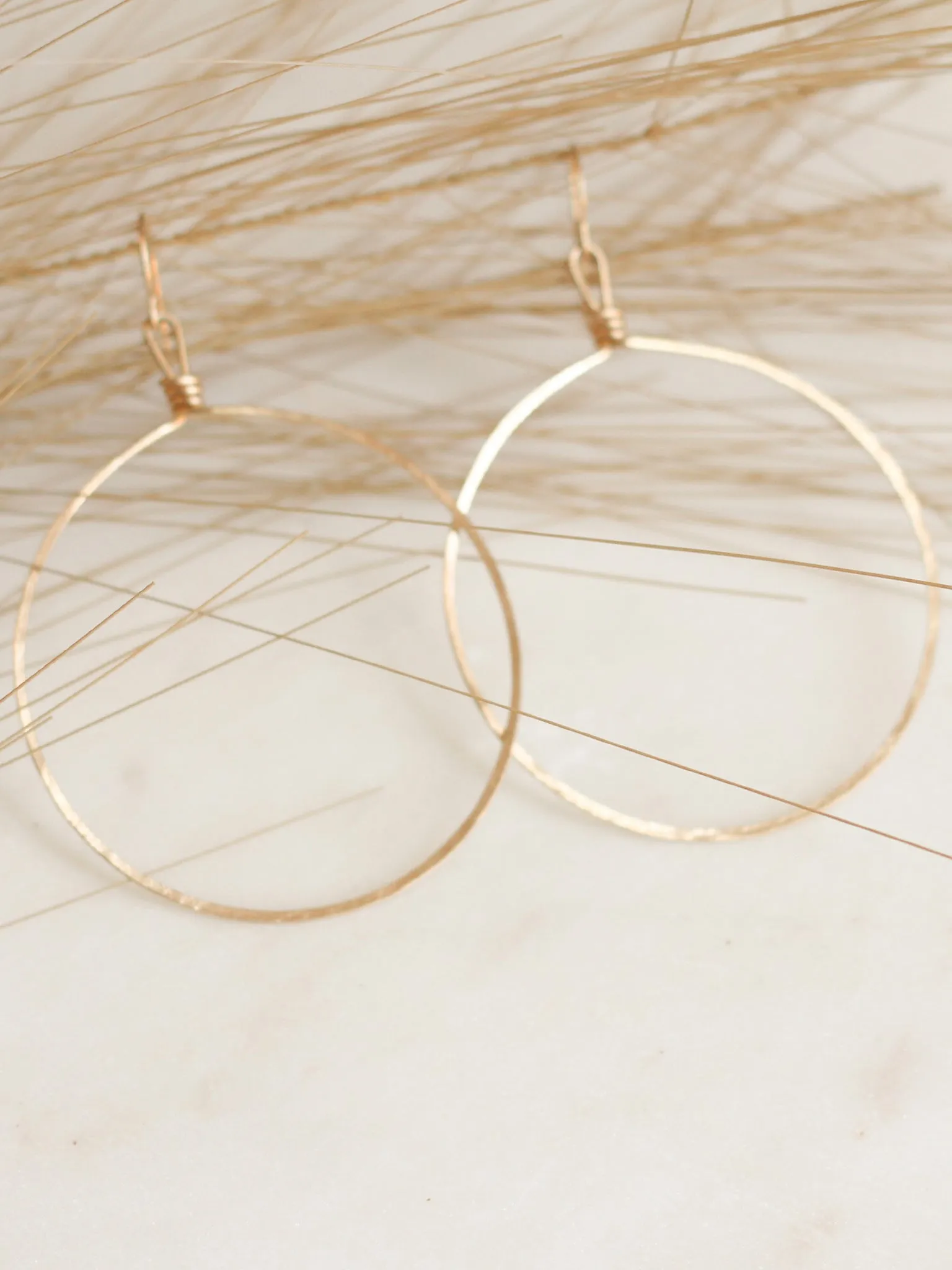 Wrapped Hoop Earrings